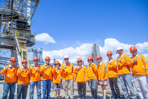 With Coordinating Ministry for Economic Affairs, Cocoa Sustainability Partnership Visit Plant of PT. Pupuk Kaltim in Bontang